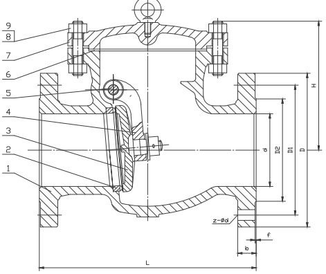 API600 Stainelss Steel Swing Check Valve